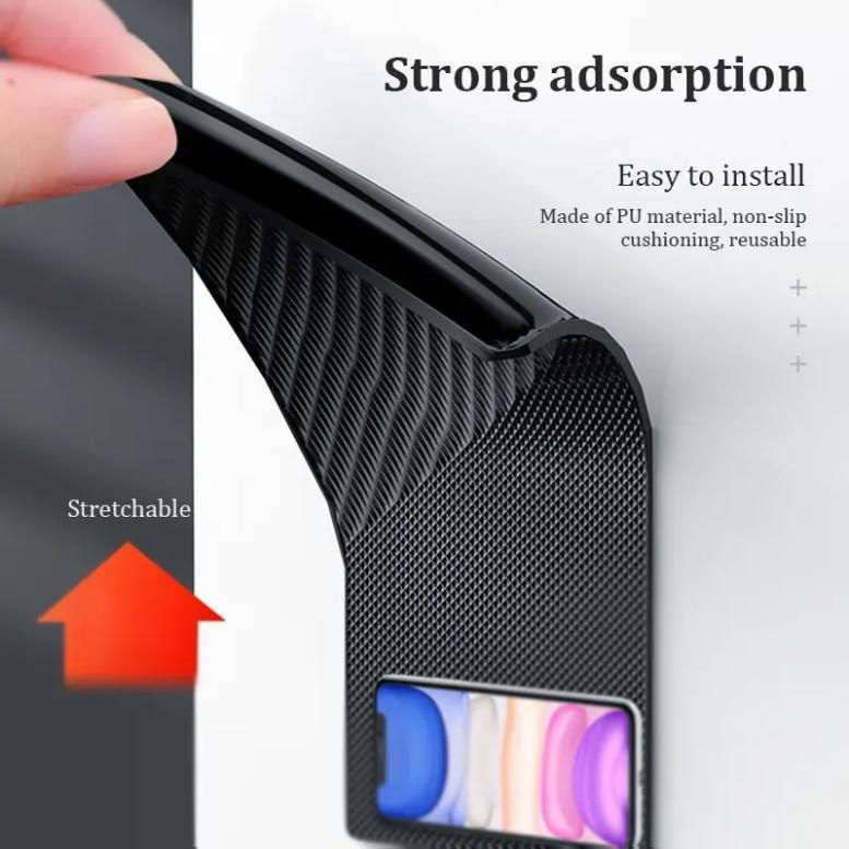 StreetOwl High-Temperature Resistant Silicone Car Dashboard Mat - Non-Slip
