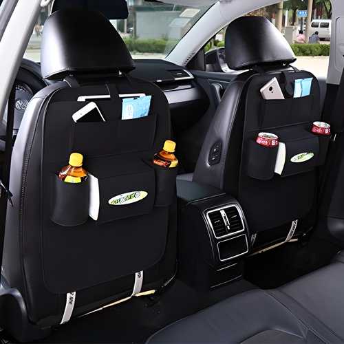 StreetOwl Car Back Seat Storage Organizer PACK of 2